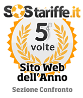 SosTariffe sito web dell'anno